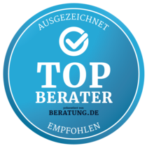 Top-Berater – ausgezeichnet und empfohlen von BERATUNG.DE